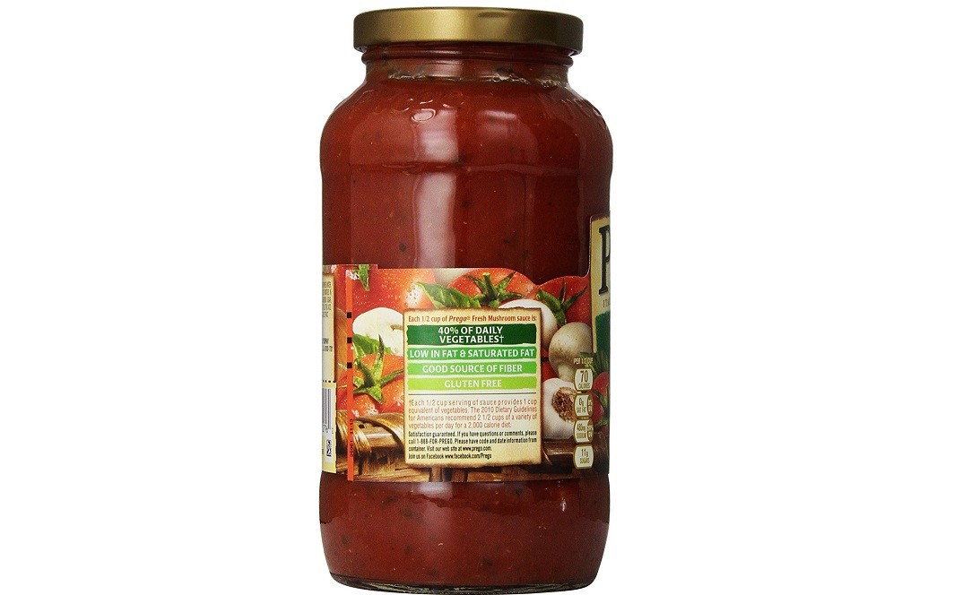 Prego Fresh Mushroom Italian Sauce   Glass Jar  680 grams